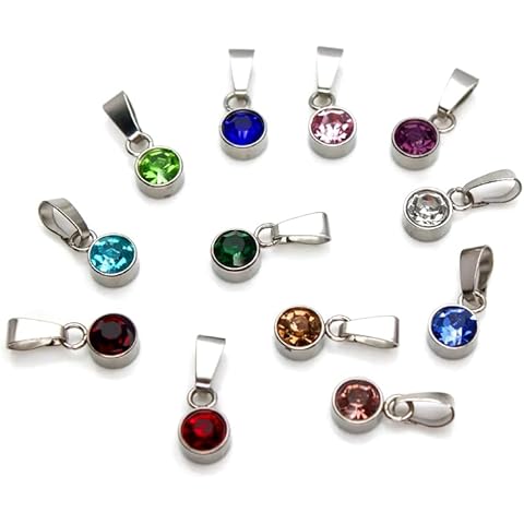 Daisy Philip 12Pcs Birthstone Charms Set Cover