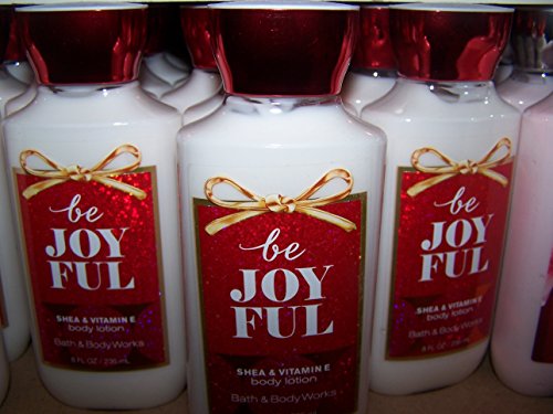 Lot of 3 Bath & Body Works Be Joyful Shea & Vitamin E Body Lotion 8 fl oz each (Be Joyful)