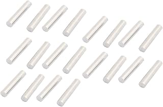 New Lon0167 2.5mm x Featured 15mm Stainless Steel reliable efficacy Straight Round Rod Bar Silver Tone 20pcs(id:5a5 2b 05 0b6)