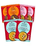 Maya Kaimal Foods - Organic Indian Everyday Dal Variety Pack No. 2 - 10oz 3 flavors, 2 Each - Red Lentil, Black Lentil, & Green Split Pea - Vegan
