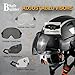SAFEBUILDER Construction Safety Helmet with Visors Clear & Tinted Earmuffs Hearing Protection Industrial Work Hard Hat for Engineer (01-Matte Black Helmet with Clear&Tinted Visor& B07Earmuffs)