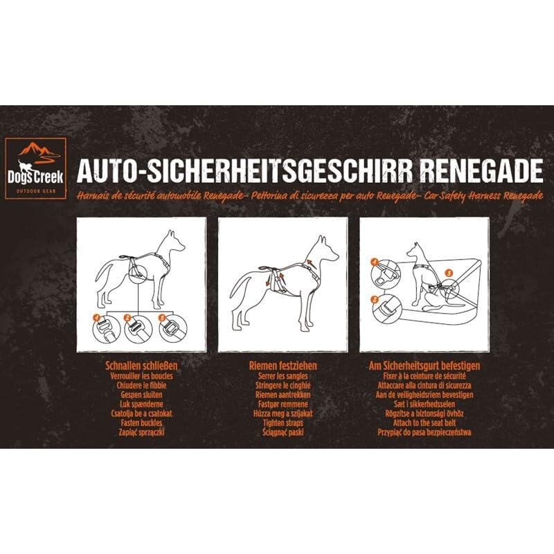 Dogs Creek Auto-Sicherheitsgeschirr Renegade XS