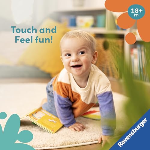 Ravensburger Play+ Are you a lion like me?, Baby book 18+ months: Read, touch and feel