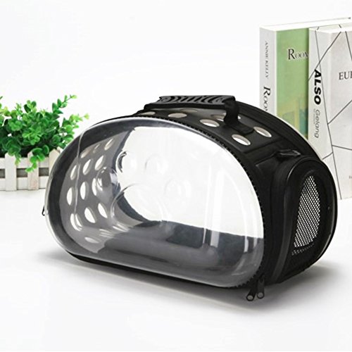 Mlec tech Bolsa de Transporte para Perro y Gato Plegable Respirable Malla Caja para el Transporte de Perro y Gato en avión coche Tren 16.53x10.24x13.78inches