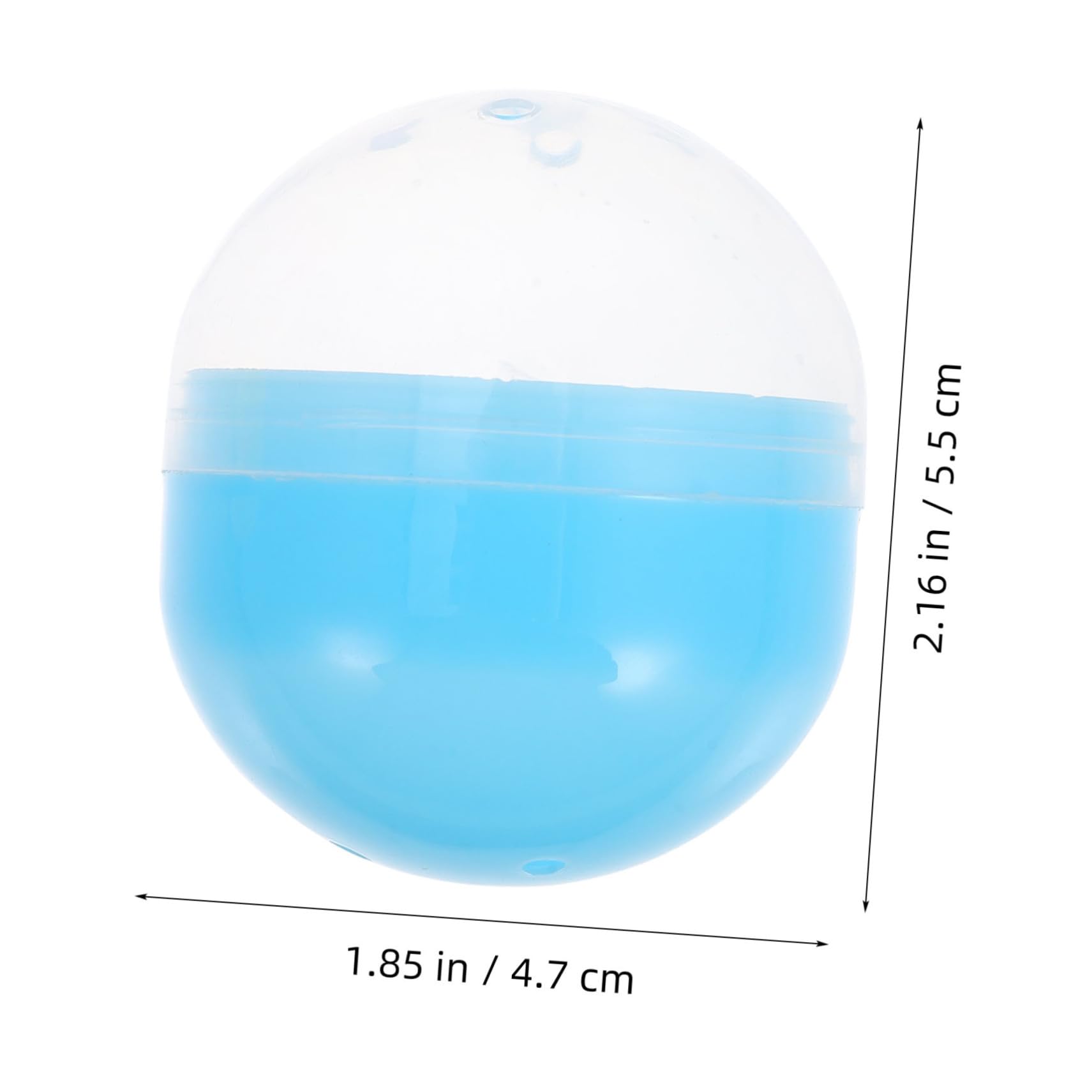 Luxshiny Fillable Balls 50pcs Topiary Balls Included Mini Plastic Containers Egg Toy Vending Machine Capsules