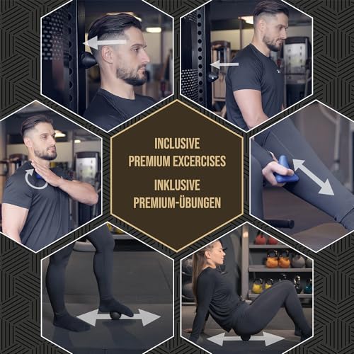 Trigger point set BOZEERA avec ventouse de fixation et balle de massage - 3