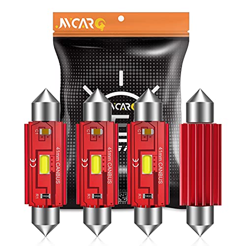 JWCARO 578 LED Bulb,Newest Super Bright 6500K White,211-2 212-2 LED Bulbs,42mm Canbus Error Free Festoon LED Lights,561 562 LED Bulb,for Interior Dome Map Lighting Trunk Courtesy Lamp,4Pcs