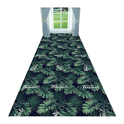 KKCF Teppich Flur LäUfer, Moderner Grünflächenteppich Mit Rutschfester Rückseite, 0,6Cm Niederflor-Schnittbare Veranda-Türauflage, 60cm/70cm/80cm Breit (Farbe : Multi-Colored, Größe : 60x150cm) Cover