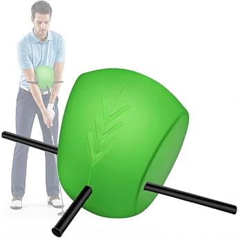 HoldOneLight Golf Training Ball - Golf Grip Trainer - Includes Golf Club Grip Set to Improve Swing Technique for Beginners & Golfers