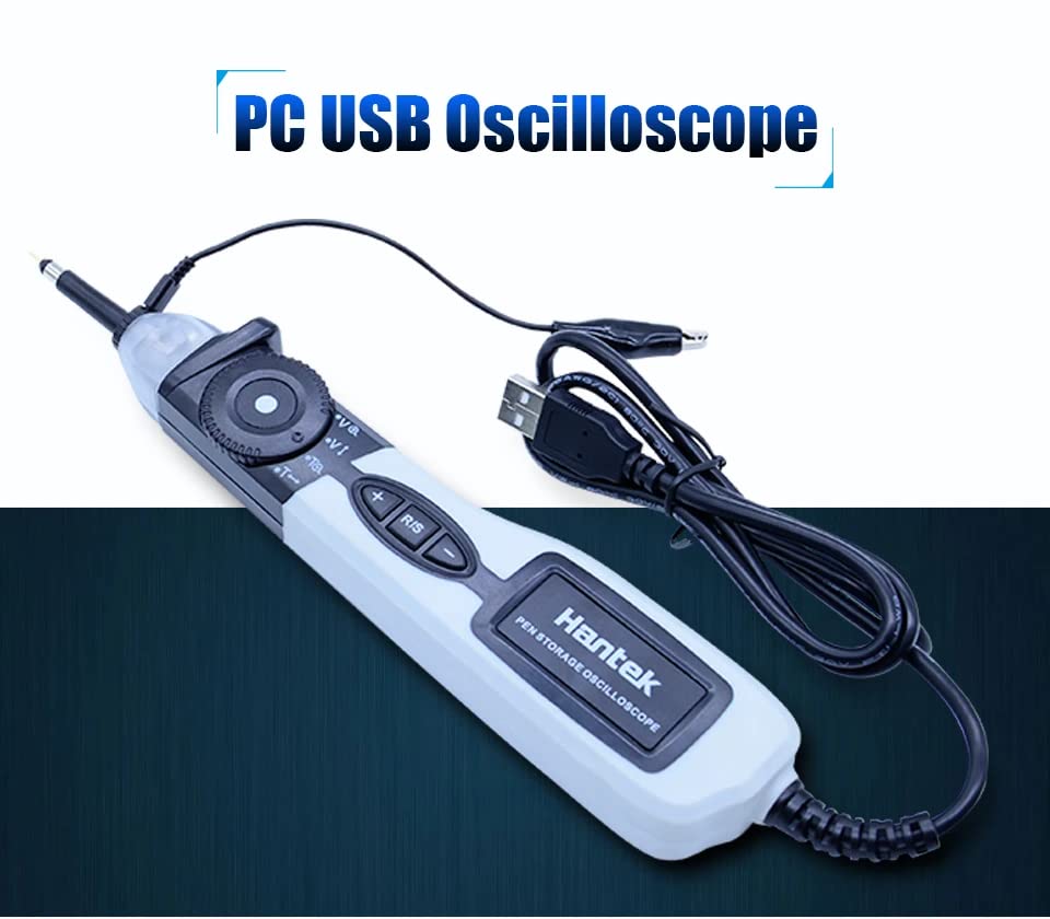 Hantek Pen type Mini Oscilloscope Hantek PSO2020 Digital Oscilloscope Pen type USB 1 Channel Portable Storage Oscilloscope 96MSa/s 20MHz Bandwidth