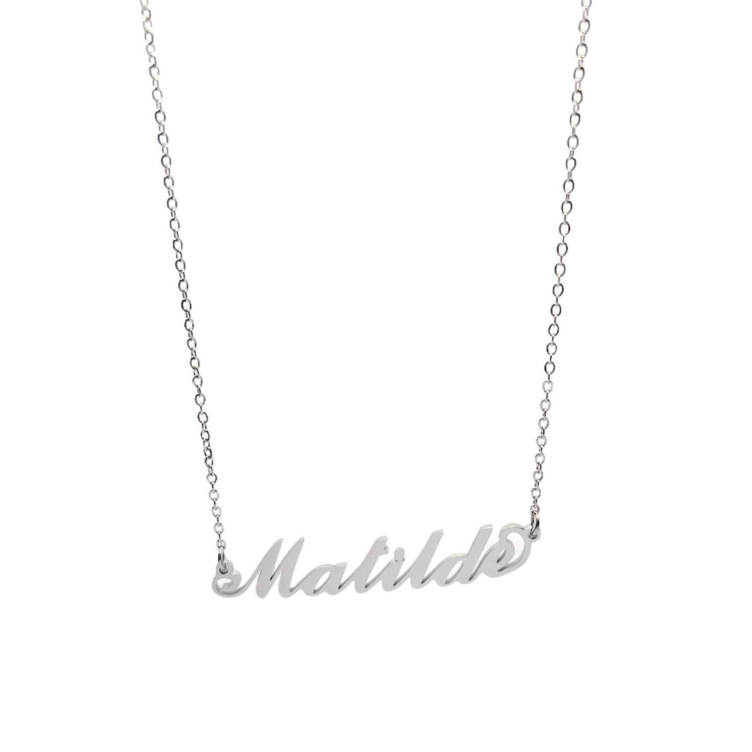 COLLANA CON NOME IN ACCIAIO INOSSIDABILE ANALLERGICO