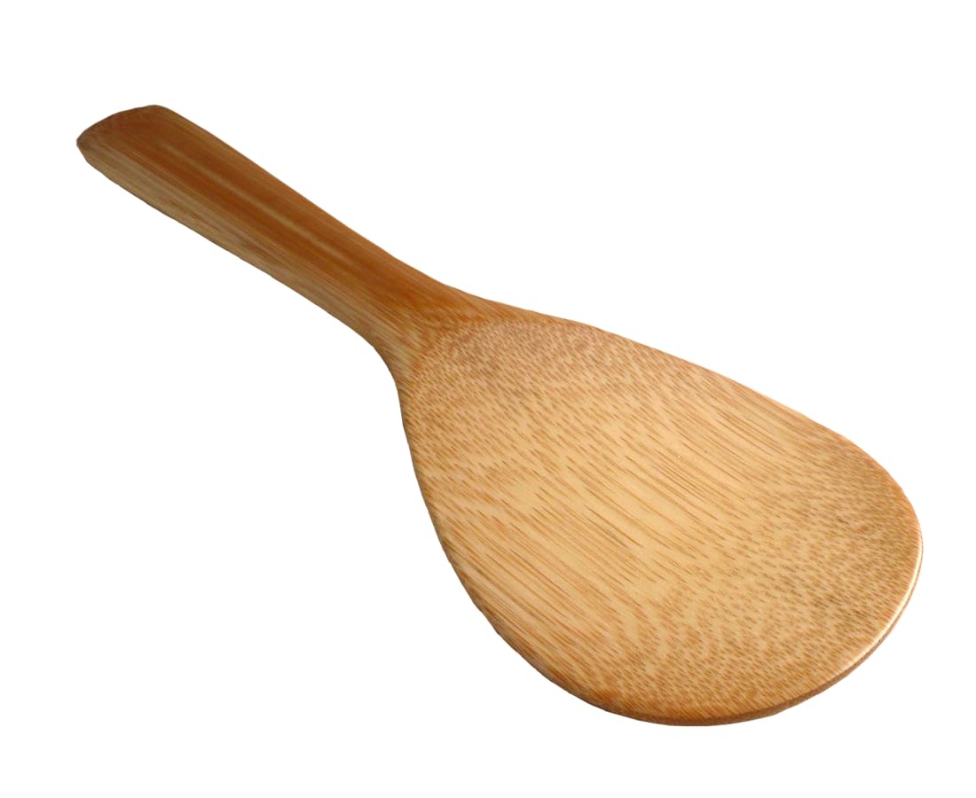 Takesai Honpo Round Bamboo Rice Spoon