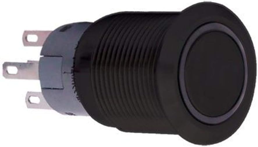 11120 Black LED Activator Switch with Blue Light (On/Off Version)