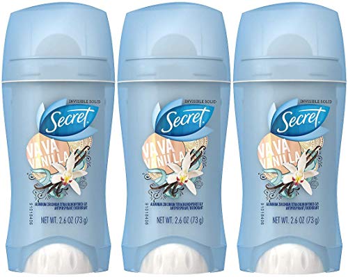 Secret Scent Expressions Va Va Vanilla Invisible Solid Antiperspirant & Deodorant, 2.6 Ounce (Pack of 3) - image 1