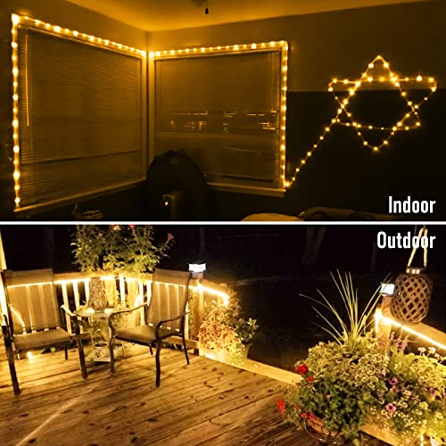 Cadena de luces con batería 2 pack impermeable miniatura 4