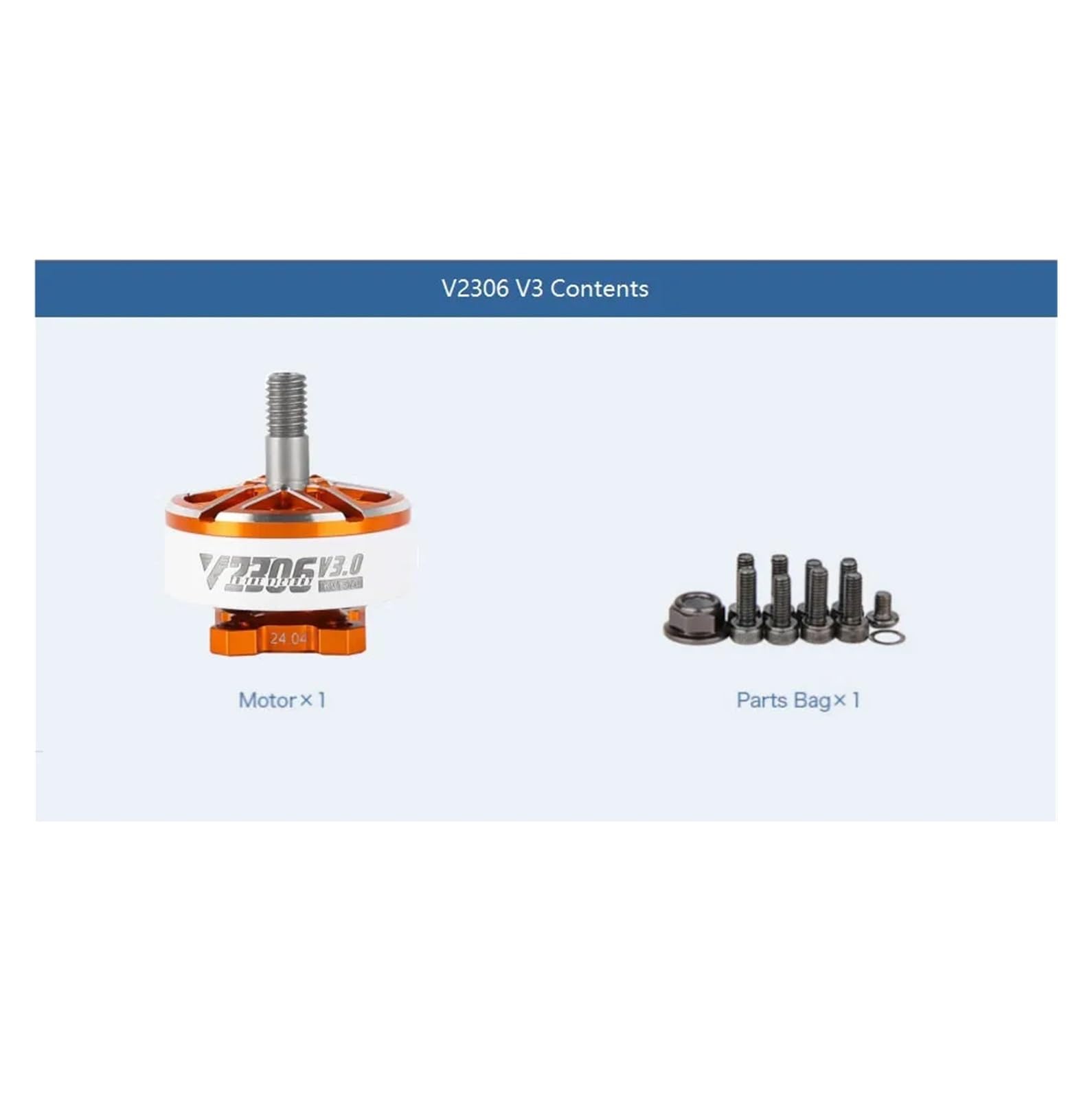 Motore Brushless V2306 V3 30000 RPM per Drone FPV Racing Freestyle | Potenza 30000 RPM, metallo resistente, dissipazione 105°C, compatibile 2306, per piloti 14+(4pcs V2306 V3 KV1500)
