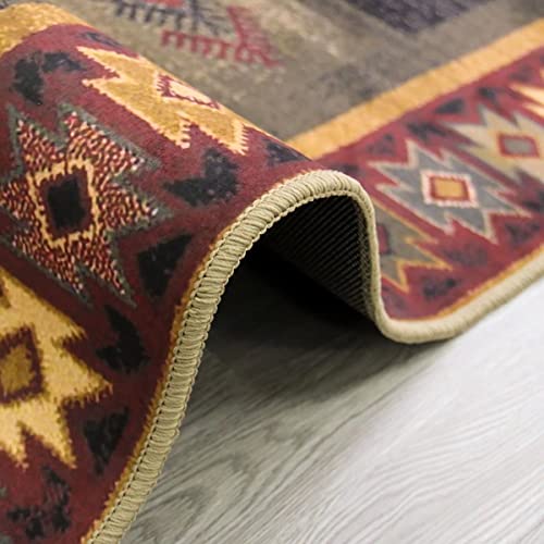 Primitive-Forest-Elk-Deer-Moose-Pattern-Living-Room-Area-Rug-Rustic-Retro-Tree-Leaves-Print-Floor-Carpet-Non-Slip3x5 Primitive Forest Elk Deer Moose Pattern Living Room Area Rug Rustic Retro Tree Leaves Print Floor Carpet Non Slip3x5