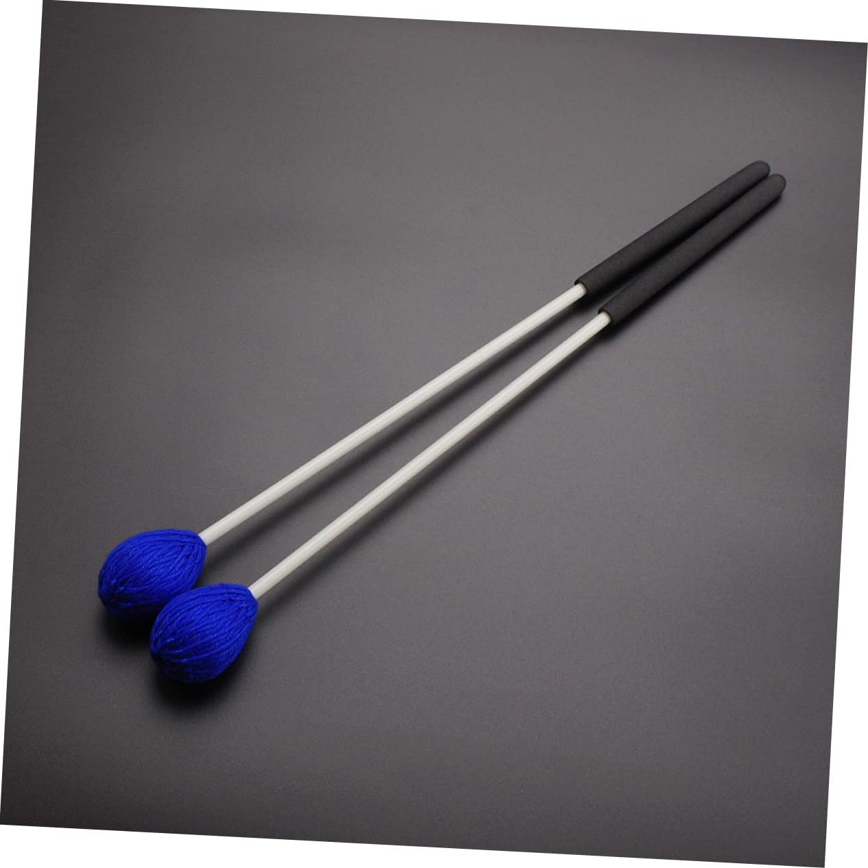 TOYANDONA 3paia Bacchette Per Percussione Lana Con Testa Strumento Musicale Per Batteria e Pratica Manico Resistente e Facile Da Impugnare Per Musicisti e Performance Dal