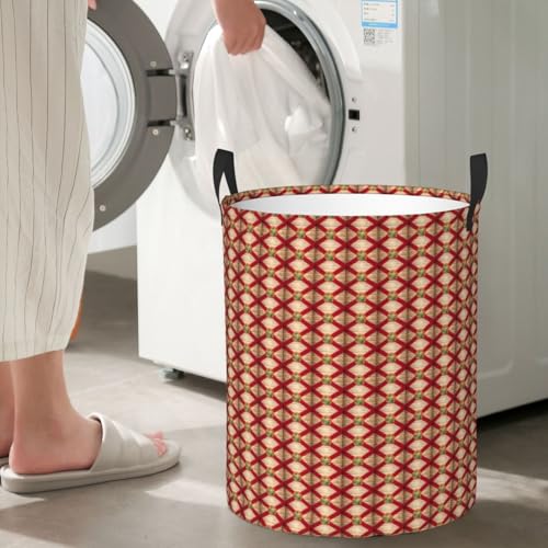 Panier à linge rond étanche imprimé Floride bac de rangement maison - 8
