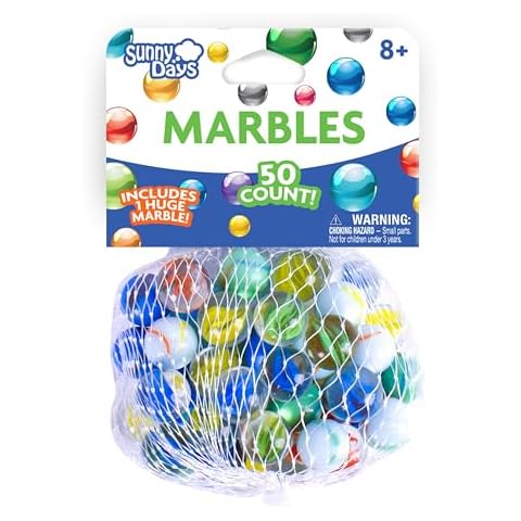 Sunny Days Entertainment 50 Piece Marbles Set Cover