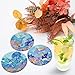 LLARREH 8PCS Ocean Diamond Art Coasters Kits, DIY Diamond-Dots for Adults Seas Coaster for Home Office Cup Diamonds Painting Coaster