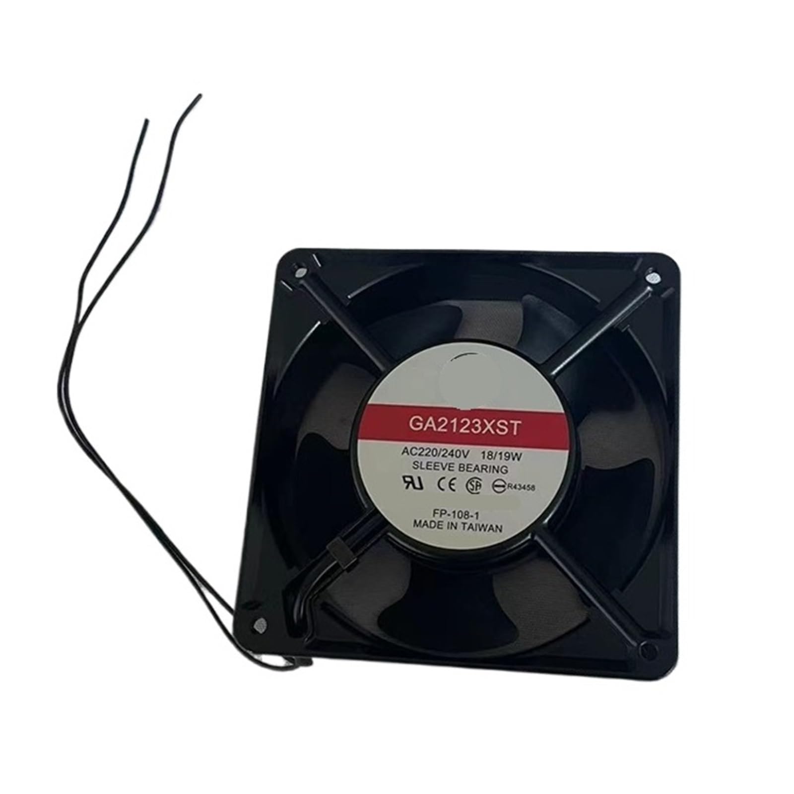 YMUGUEGH GA2123XST AC220V/240V 18/19W 12038 12cm 2 wire fan