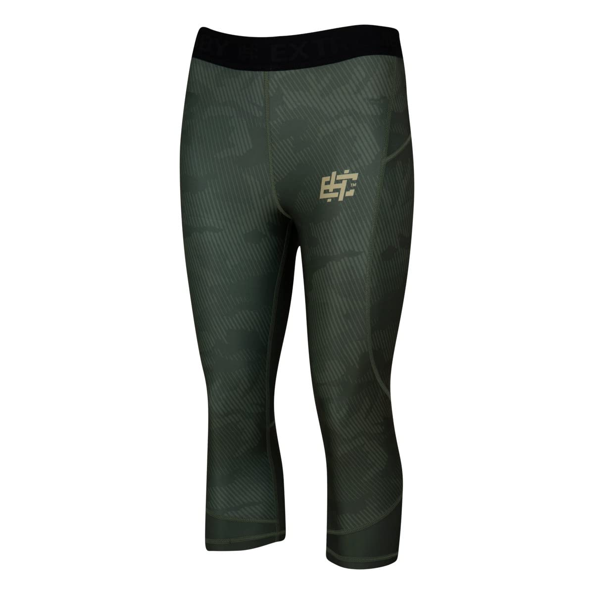PhoneMate Damskie legginsy sportowe Havoc 3/4, spodnie do jogi, letnie spodnie do biegania, elastyczne, crossfit, gimnastyka, fitness