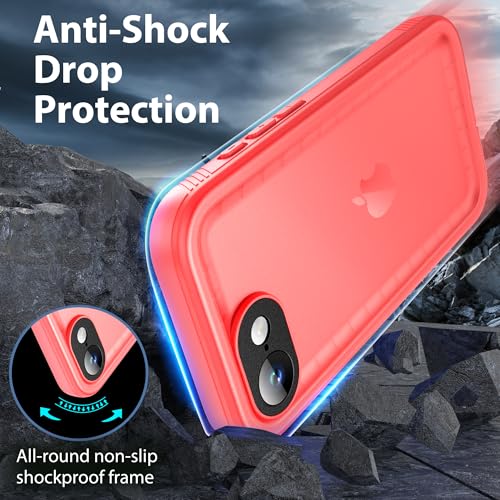 SPORTLINK Full Cover for iPhone 16e Waterproof Case 6.1 Pink by SPORTLINK - Used condition - Image 3