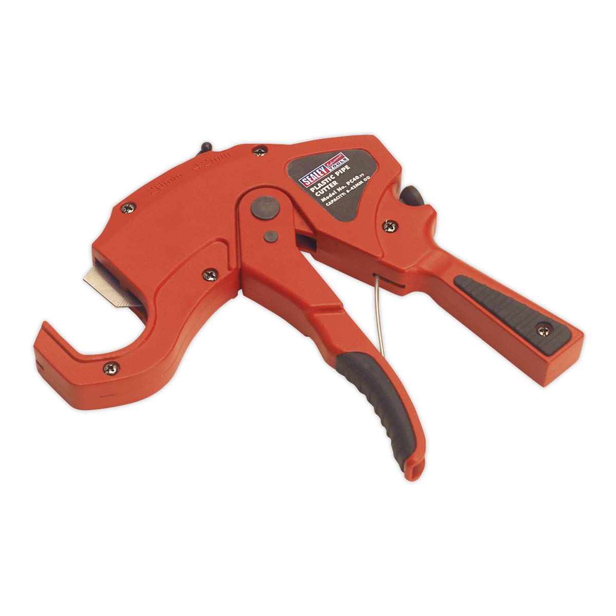 Sealey Plastic Pipe Cutter With Textured Grip 6-42mm Capacity OdRed Pc40 from B&Q
