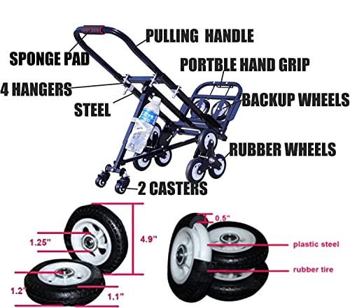 Carretilla portátil plegable INTSUPERMAI 420 lbs miniatura 2
