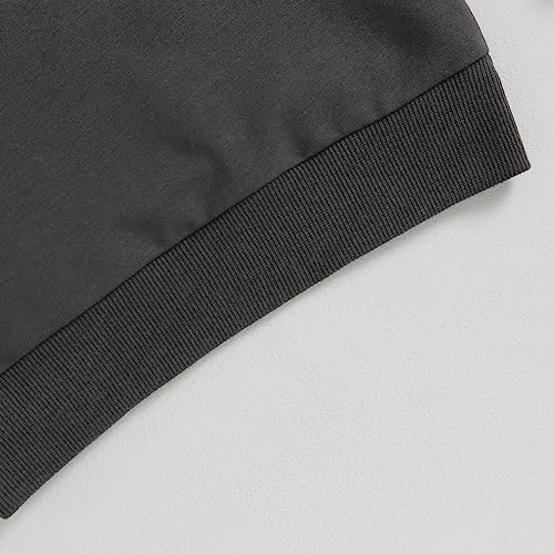 Boibokoko Toddler Baby Girl Boy Sweatshirt Bubs/Babe Crewneck Long Sleeve Sweater Solid Color Top Blouse Fall Clothes (Babe, 0-6 Months) #TOP4