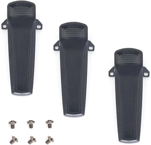 3 unids HYT Hytera radio cinturón clip accesorios cintura espalda con tornillos para PD780 PD700 PD880L PD980 TC700 TC780M PT580H TD560 PD560 PD560