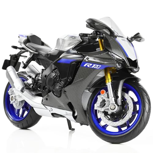 Risopen 1/12 Moto Jouet Compatible pour Yamaha Mini Métal Die-Cast Moto Modèle Collection Cadeau Hommes Enfants Garçons