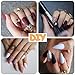 editTime 12 sets/288pcs Solid Colors Matte Acrylic Stiletto False Nails Full Cover Fake Nails Tips Natural Medium Claw Nails Tips with a Crystal Nail File (Matte Stiletto)