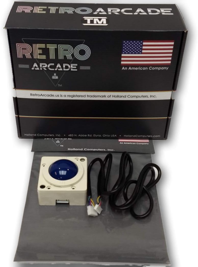RetroArcade.us Track Ball - 2 inch arcade trackball for JAMMA