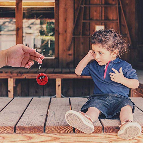 Image of Craft Expertise High-Speed Wooden Yo-Yo Spinner Toy for Kids - Multicolor, Classic Retro YoYo Game, Durable Wooden Toy (Pack of 1, L-1.75 x W-1.75 x H-1 inches)