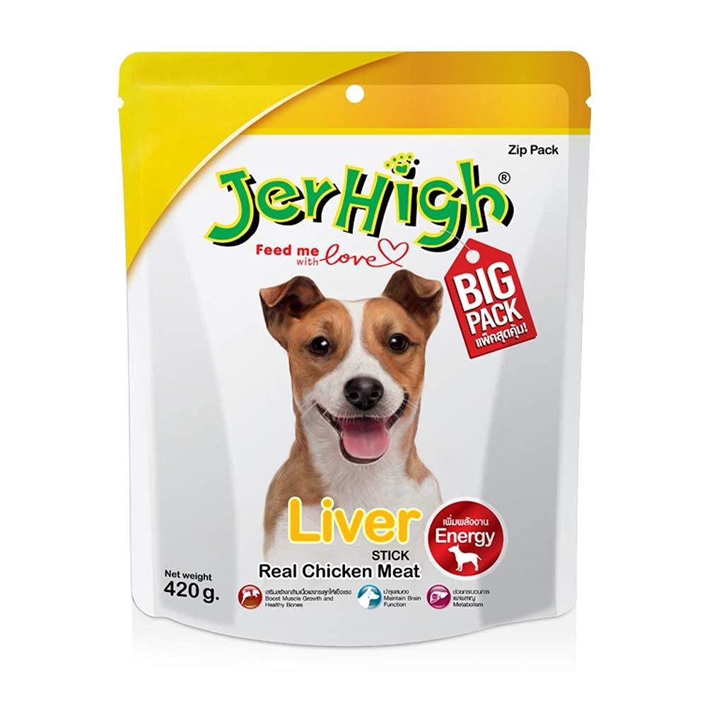 Jer high Liver Made with Real Chicken Meat Dog Treat - 420 g (B09324CD9D) Amazon Price History, Amazon Price Tracker