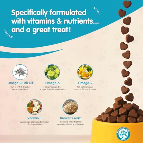 Wanderfound Pets - Omega 3 for Dogs, Skin and Coat Fish Oil, Dog Itch Relief, Soft Chews — view 3