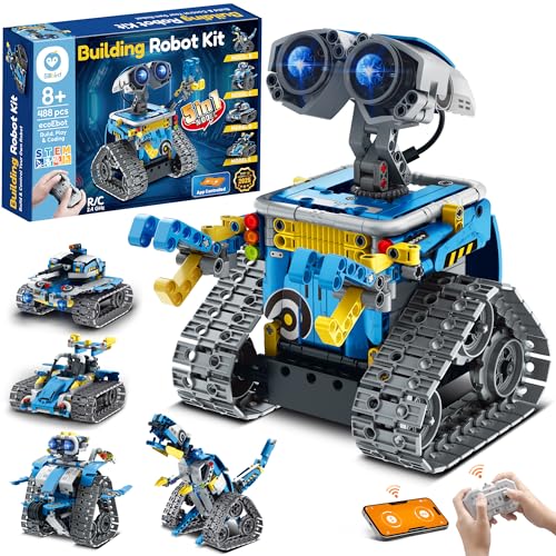 Sillbird Robot Building Kit with Remote...