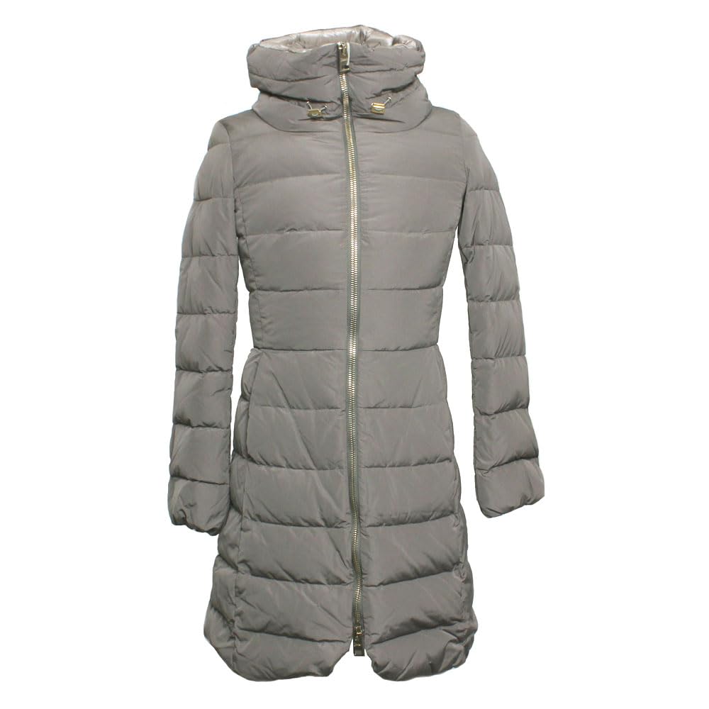 HERNO HERNO PI0186D 13118 9400 Women's Long Down Coat, Waterproof, POLAR-TECH Material, Gray, Matte, gray