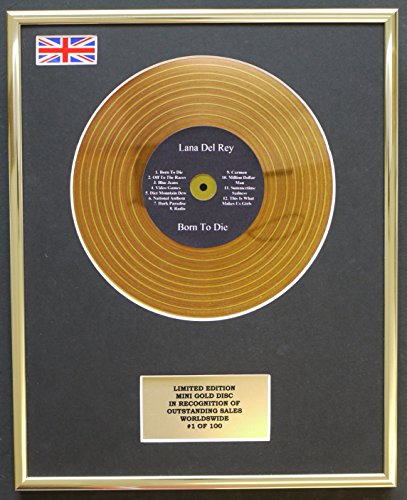 Everythingcollectible LANA DEL REY/MINI GOLD DISC DISPLAY/ÉDITION LIMITÉE/COA/BORN TO DIE