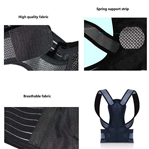 Zszbace Back Brace, Scoliosis Humpback Correction Belt, Adjustable Comfort Invisible For Man Woman Adult Students Children (S,M) #TOP7