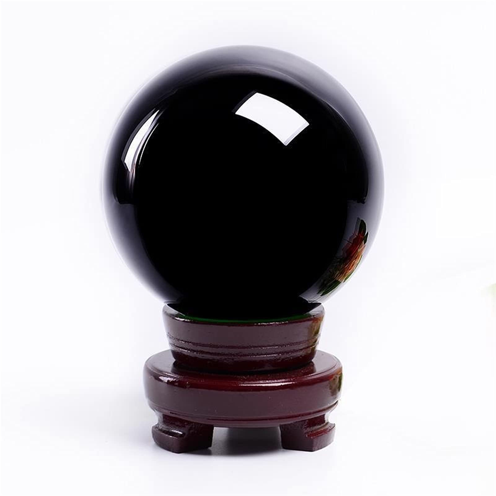 Boule de cristal ésotérique en obsidienne, le cadeau spirituel idéal