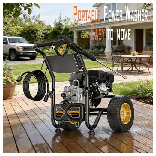 Powerful 3600 PSI Gas Pressure Washer