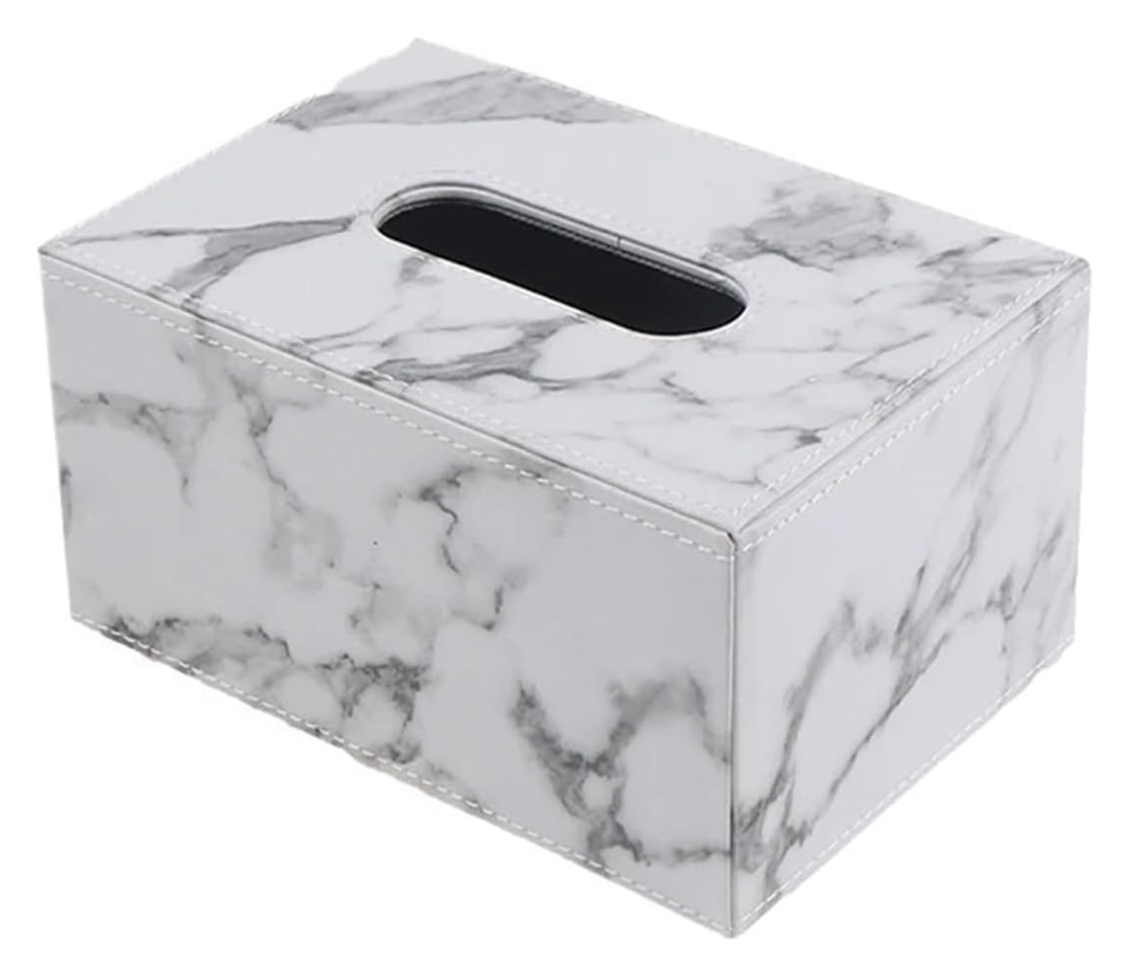 Tissue Box Holder Cover, Tissue Box Marble Rectangle Faux Leather Multicolor(Color1)
