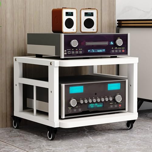 Armoire disques vinyles blanche : meuble moderne et robuste de 41cm - 2