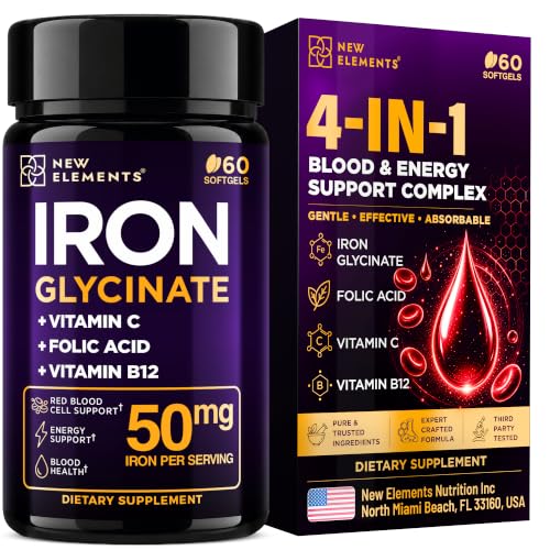 New Elements Iron Glycinate Supplement
