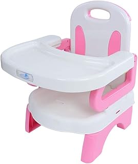 LERDBT Los escritorios de los niños Sillas de Comedor de alimentación Silla Alta de bebé Silla Plegable Bandeja Infantil extraíble Asiento Elevador de Viaje para Junior Muchachos de Las niñas