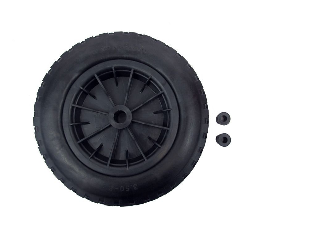 PU 16" Puncture Proof BLACK Wheelbarrow Wheel Tyre 4.80-8 Light Weight FOAM