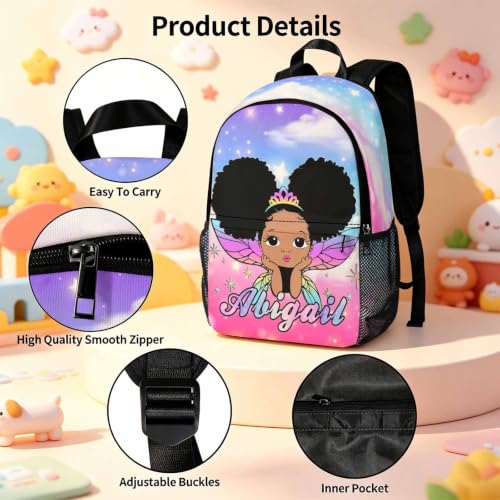 Image of Custom Backpack for Kid Personalized Girl Backpacks Set Back to School | Kids Customized Toddler Backpack for Girls with Lunch Bag Book Bag Kindergarten Prek Preschool Birthday Gifts Little Girl